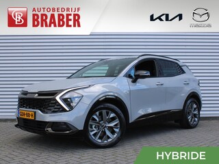 Kia Sportage 1.6 T-GDi Hybrid Dark Edition | Stuur-/stoelverwarming v+a | Camera | Elek. stoelverstelling | 18" LM | Cruise adapt. | Navi | Clima | Half leer/suède |