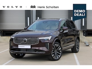 Volvo XC90 T8 Plug-in hybrid AWD Ultra Bright | Demo Deal | Luchtvering | Geventileerd leer met stoelkoeling | voorstoel(en) met massagefunctie | Google Navigatie | Head Up Display | Bowers & Wilkins audiosysteem | Standkachel | Stoelverwarming | 360° Parkeercamera | Extra getint glas