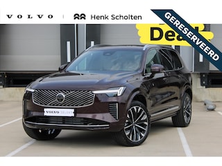 Volvo XC90 T8 Plug-in hybrid AWD Ultra Bright | Demo Deal | Luchtvering | Geventileerd leer met stoelkoeling | voorstoel(en) met massagefunctie | Google Navigatie | Head Up Display | Bowers & Wilkins audiosysteem | Standkachel | Stoelverwarming | 360° Parkeercamera | Extra getint glas