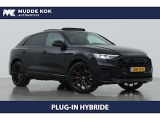 Audi Q8 60 TFSI e quattro Pro Line S Competition | Luchtvering | B&O | Panoramadak | Trekhaak | 360° Camera | 23 Inch