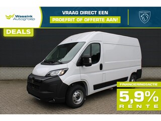 Peugeot Boxer 2.2 HDi 140PK L2H2 3,5T I Zwaar | Trekhaak 3.000KG Trekgewicht I Pack Techno I Verzwaarde vering I Navigatie