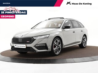 Skoda Octavia Combi 1.4 TSI RS iV PHEV 245pk DSG Business · Panoramadak · Stuur- & Stoelverwarming · Keyless · Sfeerverlichting · Elek. Achterklep ·