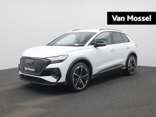 Audi Q4 40 Edition 63 kWh l Adaptive cruise control l Geheugen best. stoel l Navigatie l SONOS Premium l Warmtepomp l Climate control l 360 graden camera l Dodehoekdetectie l Head-up display l Matrix-ledkoplampen l Trekhaak l Stoelverwarming l Optiekpakket zwart plus
