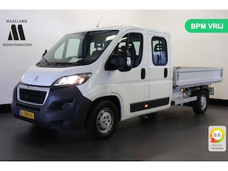 Peugeot Boxer 2.0 BlueHDI 163PK L3 DC Openlaadbak EURO 6 - Airco - Trekhaak - € 15.900,- Excl.