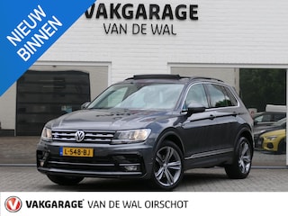 Volkswagen Tiguan 1.4 TSI 4Motion Highline Business R | Leder | Panoramadak | 360°-camera | Memory | Trekhaak | Elektrische achterklep | Apple-/Android Carplay | ACC | Stoelverwarming