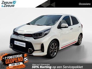 Kia Picanto 1.0 DPi GT-Line | Zeer compleet | Lederen bekleding | Navigatie | Achteruitrijcamera | Apple CarPlay & Android Auto |