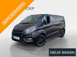 Ford Transit Custom 320 2.0 TDCI L2H1 130 pk Autom. Black Platinum Navigatie - Driver Assistance Pack - Dubbele schuifdeur -sidebars - Bijrijdersstoel - Trekhaak