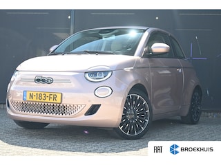 Fiat 500 3+1 La Prima 42 kWh | Achteruitrijcamera | Navigatie | Stoelverwarming | Leder | Apple Carplay & Android Auto | !!