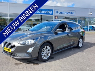 Ford Focus Wagon 1.0 EcoBoost 155pk Hybrid Titanium Business | Navi | Apple Carplay | Clima | Cruise | Keyless Entry | Led Koplampen | Stoel+Stuurwielverwarming | Rijstrook+Licht+Regensensor