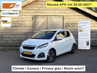 Peugeot 108 1.0 e-VTi Allure | Clima | Camera | Media scherm | Privacy glas | Lichtmetaal | NAP | Mooie auto!!!