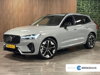 Volvo XC60 T6 AWD Recharge Ultra Dark | MY26 | Luchtvering | Trekhaak | 360° Camera | Head-Up Display | Harman Kardon | Adaptieve Cruise Control | Stoelverwarming voor+achter | Stuurwielverwarming | Full LED Meesturende koplampen | Pilot Assist | BLIS Dode Hoek Detectie | Elektrische voorstoelen geheugen | Quilted Nordico bekleding | Zitting verlenging voorstoelen | Lederen Dashboard | Schuifdak | 20 Inch | Google Infotainment | Keyless Drive | Parkeersensoren voor+achter | Privacy Glass | Elektrisch bedienbare achterklep | Alarm Klasse III | DAB Radio | Apple Carplay/Android Auto | Draadloos telefoon opladen | Volvo On Call met mobiele App functie | Vapour Grey Metallic |