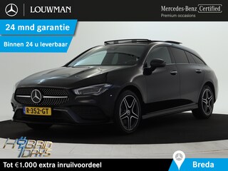 Mercedes-Benz CLA Shooting Brake 250 e Business Solution AMG Nightpakket | Panoramadak | Sfeerverlichting | Keyless Go | Parkeerpakket met Camera | LED | Inclusief 24 maanden MB Certified garantie voor Europa.