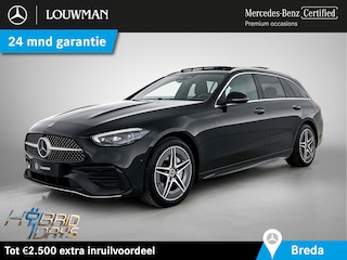 Mercedes-Benz C-klasse Estate 300 e AMG Plug-In Hybride AMG Line | Trekhaak | Panoramadak | Digital Licht | Rijassistentiepakket Plus incl. PRE-SAFE Inclusief 24 maanden MB Certified garantie voor Europa.