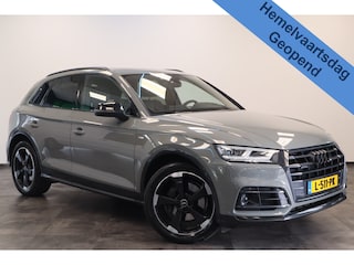Audi Q5 2.0 TFSI quattro Sport S Line Black Edition QUANTUM GRIJS Head up Leder Panorama dak