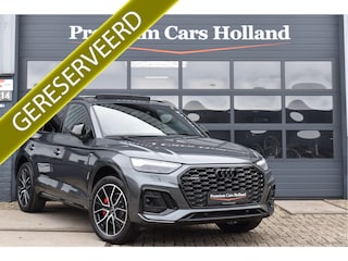 Audi Q5 50 TFSI e S-Line 299 Pk Pano RS-Leder Rood Stiksel HUD Sfeer Keyless Trekhaak SQ5