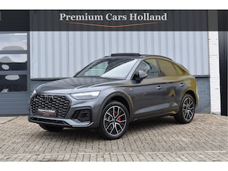 Audi Q5 50 TFSI e S-Line 299 Pk Pano RS-Leder Rood Stiksel HUD Sfeer Keyless Trekhaak SQ5