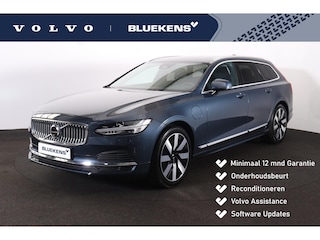 Volvo V90 T6 Recharge AWD Plus Bright - IntelliSafe Assist & Surround - 360º Camera - Harman/Kardon audio - Adaptieve LED koplampen - Verwarmde voorstoelen, stuur & achterbank - Parkeersensoren voor & achter - Elektr. bedienb. voorstoelen met geheugen - Extra getint glas - 19' LMV