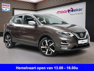 Nissan Qashqai 1.3 DIG-T Tekna + ✅Memory Seats✅Stoelverw.✅Trekhaak✅Keyless✅Panodak✅Leer✅Camera✅