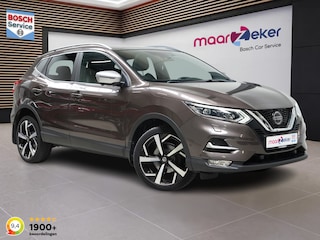 Nissan Qashqai 1.3 DIG-T Tekna + ✅Memory Seats✅Stoelverw.✅Trekhaak✅Keyless✅Panodak✅Leer✅Camera✅