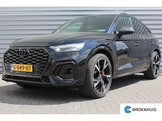 Audi Q5 55 TFSIe 367PK S EDITION AUTOMAAT / NAVI / LEDER / CLIMA / FULL-LED / PDC / KEYLESS / 19" LMV / 2X S-LINE / PANO. DAK / WEGKLAP. TREKHAAK / LUCHTVERING / UNIEK / BLUETOOTH / CRUISECONTROL / 1E EIGENAAR / NIEUWSTAAT !!