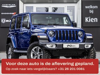 Jeep Wrangler 2.0T Sahara VAN | Grijs kenteken | LPG onderbouw | Navigatie | Lederen bekleding | Keyless entry |