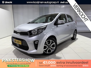 Kia Picanto 1.0 DPi DynamicPlusLine Automaat, Stoel en Stuur verwarming, Apple Carplay/Android Auto, Navigatie, Camera.