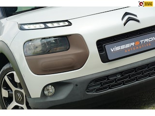 Citroën C4 Cactus 1.2 e-THP 110pk Shine - Blanc Nacré - Habana leder/Panorama/Camera/Cruise