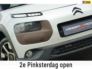Citroën C4 Cactus 1.2 e-THP 110pk Shine - Blanc Nacré - Habana leder/Panorama/Camera/Cruise