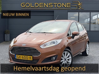 Ford Fiesta 1.0 EcoBoost Titanium 2e Eigenaar,Navi,102pk,5 Deurs,Lm velgen,Clima,Cruise,Pdc,N.A.P,D-riem vv in 2025,Apk tot 09-2026