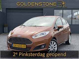 Ford Fiesta 1.0 EcoBoost Titanium 2e Eigenaar,Navi,102pk,5 Deurs,Lm velgen,Clima,Cruise,Pdc,N.A.P,D-riem vv in 2025,Apk tot 09-2026