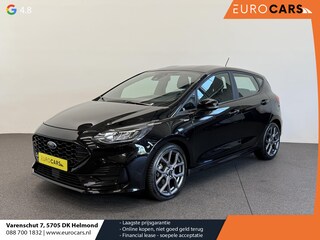 Ford Fiesta 1.0 EcoBoost Hybrid ST-Line Facelift! Airco ECC Navi Carplay PDC + Camera Achter LM Velgen 17" Full LED Keyless Stoel/Stuurwielverwarming