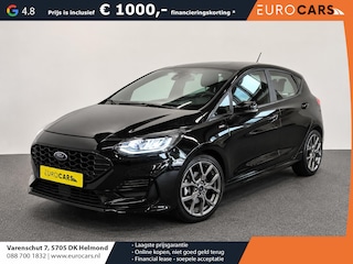Ford Fiesta 1.0 EcoBoost Hybrid ST-Line Facelift! Airco ECC Navi Carplay PDC + Camera Achter LM Velgen 17" Full LED Keyless Stoel/Stuurwielverwarming