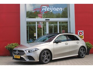 Mercedes-Benz A-klasse 220 190PK AUTOMAAT BUSINESS SOLUTION AMG | PANORAMA SCHUIF/KANTEL DAK | SFEER VERLICHTING VOOR + ACHTER | STOEL VERWARMING OP BEIDE VOORSTOELEN | MULTIBEAM LED KOPLAMPEN | ACHTERUITRIJ CAMERA | APPLE CARPLAY/ANDROID AUTO | NAVIGATIE | CRUISE CONTROL | NIGHT PAKKET | VERKEERSLICHTEN WEERGAVE | 17" LICHTMETALEN VELGEN AMG | HEMELBEKLEDING ZWART | MBUX MULTIMEDIA SYSTEEM | SPORTSTOELEN | PARKEERSENSOREN VOOR + ACHTER | DRAADLOZE TELEFOONLADER |