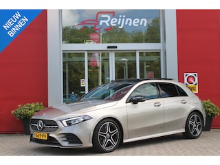 Mercedes-Benz A-klasse 220 190PK AUTOMAAT BUSINESS SOLUTION AMG | PANORAMA SCHUIF/KANTEL DAK | SFEER VERLICHTING VOOR + ACHTER | STOEL VERWARMING OP BEIDE VOORSTOELEN | MULTIBEAM LED KOPLAMPEN | ACHTERUITRIJ CAMERA | APPLE CARPLAY/ANDROID AUTO | NAVIGATIE | CRUISE CONTROL | NIGHT PAKKET | VERKEERSLICHTEN WEERGAVE | 17" LICHTMETALEN VELGEN AMG | HEMELBEKLEDING ZWART | MBUX MULTIMEDIA SYSTEEM | SPORTSTOELEN | PARKEERSENSOREN VOOR + ACHTER | DRAADLOZE TELEFOONLADER |