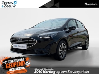 Ford Fiesta 1.0 EcoBoost Hybrid Titanium | Dealer onderhouden | Winter pack | Parkeersensor achter | Navigatie via carplay | Apple carplay & Android auto | Cruise control | Keyless entry |