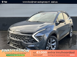 Kia Sportage 1.6 T-GDi Hybrid GT-Line Stoel- & stuurverwarming, keyless, Leder/Alcantara, PDC v&a, Elek. Achterklep