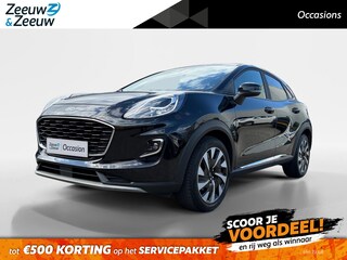 Ford Puma 1.0 EcoBoost Hybrid Titanium | Winter pack | Parkeersensor achter | Navigatie | Apple carplay & Android auto | Draadloos opladen mobiel | Cruise control | Privacy glas |