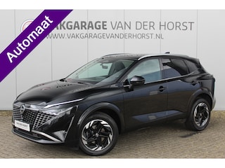 Nissan Qashqai 1.3-158pk MHEV Xtronic N-Connecta AUTOMAAT ! Gun u het comfort en gemak van deze prachtige automaat ! Navigatie, Cruise Cntrl, Autm. airco dual, Camera, Dodehoek assist, Winter Pack, All Season banden, Digitaal dashboard, LED verlichting etc.
