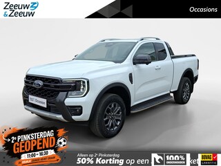 Ford Ranger 2.0 Super Cab EcoBlue Wildtrak | Dealer onderhouden | Trekhaak | Rollertop | Driver assistance pack | Bedliner