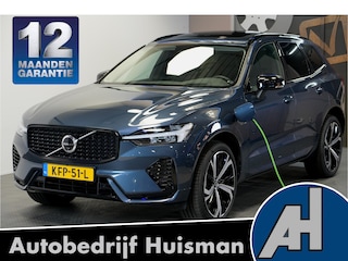 Volvo XC60 2.0 T6 AWD 293kW/399pk Aut8 Plug-in hybrid Ultra Dark PANORAMADAK + HARMAN/KARDON + EL.TREKHAAK + ADAPT.CRUISE + HEAD-UP + STOELVERWARMING V&A + STUURVERWARMING + GOOGLE DASH + 360 CAMERA + BLIS + CTA + PARKSENSOREN + 21" LM-VELGEN!!