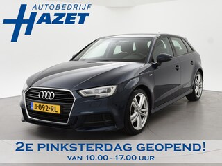 Audi A3 Sportback 40 TFSI 190 PK S-TONIC AUT. DESIGN PRO LINE *COSMOSBLAUW METALLIC* + CARPLAY | STOEL/STUURVERW. | 18 INCH