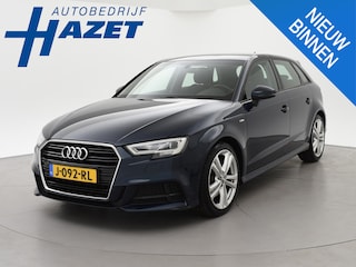 Audi A3 Sportback 40 TFSI 190 PK S-TONIC AUT. DESIGN PRO LINE *COSMOSBLAUW METALLIC* + CARPLAY | STOEL/STUURVERW. | 18 INCH