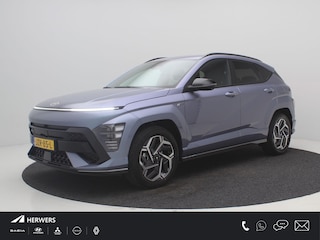 Hyundai Kona 1.6 GDI HEV N Line / N-Line interieur & Exterieur / Leer-Alcantara / Adaptieve Cruise Control / 18" LMV / Stoelverwarming & koeling voor / Full Option /