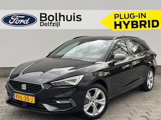 Seat Leon Sportstourer 1.5 TSI e-Hybrid 204pk FR Business | Trekhaak | Stoel- en stuurwiel verwarming | Adapt. Cruise | Camera | 1/2 leer | Fabrieksgarantie t/m 05-2029 |