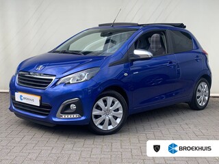 Peugeot 108 1.0 e-VTi Allure TOP! Airco | AppleCarplay/ Android Auto | All-season Banden | Camera | Chroom | Elektrisch Vouwdak | Stoelverwarming |