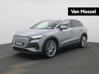 Audi Q4 45 Edition 82 kWh l Climate control l Navigatie l Stoelverwarming l Dodehoekdetectie l Achteruitrijcamera l Parkeersensoren l Head-up display l Matrix-ledkoplampen l Privacy glas l Trekhaak l Comfortsleutel l Audi sound system