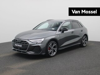 Audi A3 Sportback 45 TFSI e S edition Competition l Adaptive cruise control l Climate control l Dodehoekdetectie l Navigatie l Elektr. instel. bestuurd.stoel l SONOS Premium met 3D-geluid l Stoelverwarming l Achteruitrijcamera l Trekhaak l Optiekpakket zwart plus