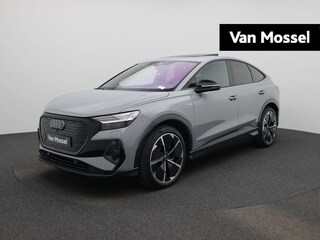 Audi Q4 45 Edition 82 kWh l Adaptive Cruise Control | Glazen panoramadak l Stoelverwarming l Stuurverwarming l Climate control l Navigatie l 360 graden camera l Matrix-ledkoplampen l Privacy glas l Trekhaak l Optiekpakket zwart plus l Alarm klasse III l  Audi sound system