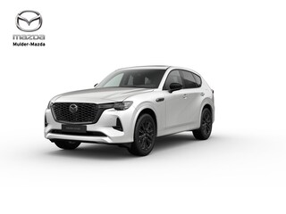 Mazda CX-60 e-Skyactiv PHEV Homura Plus - Zwart Nappa Leder | 12,3-inch TFT-kleurendisplay met bediening via centrale HMI Commander, touchscreen (voor Apple CarPlay / Android Auto™) of voice control | 12,3-inch digitale meterset | 20-inch lichtmetalen velgen, Black