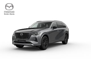 Mazda CX-80 e-Skyactiv PHEV Homura Business Edition - Tan Nappa Leder Captain Seat Pack | 12,3-inch TFT-kleurendisplay met bediening via centrale HMI Commander, touchscreen (voor Apple CarPlay / Android Auto™) of voice control | 12,3-inch digitale meterset | 20-inch lichtmetalen velgen, Black